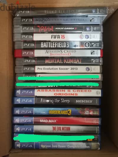 PS3 and PS4 games (PRICES IN DESCRIPTION)