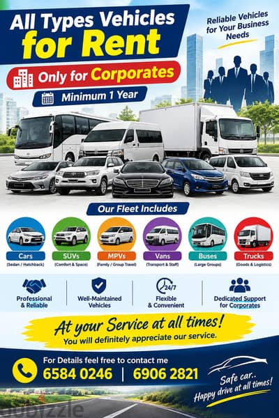 Vehicles on Rent