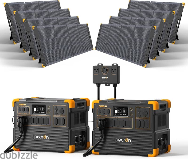 PECRON Two E3600LFP Portable Power Station with 240V Double Voltage 6
