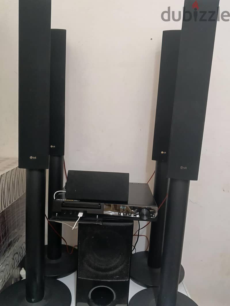 مسرح منزلي LG بلوتوث كامل مع كارت صوت للبث 3