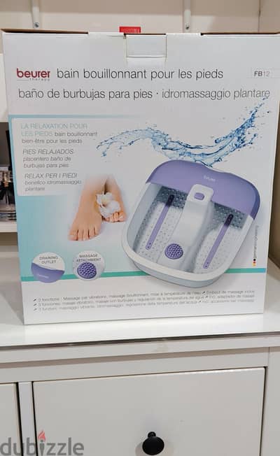 Good as New Beurer foot spa machine complete with box.