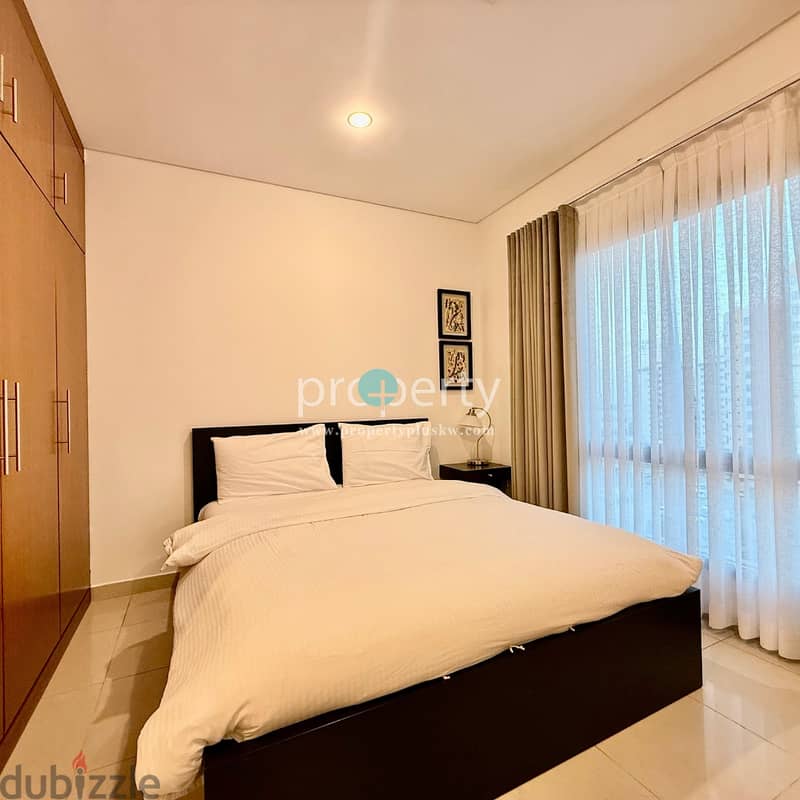 1 bedroom furnished apartment for rent in Salmiya 3