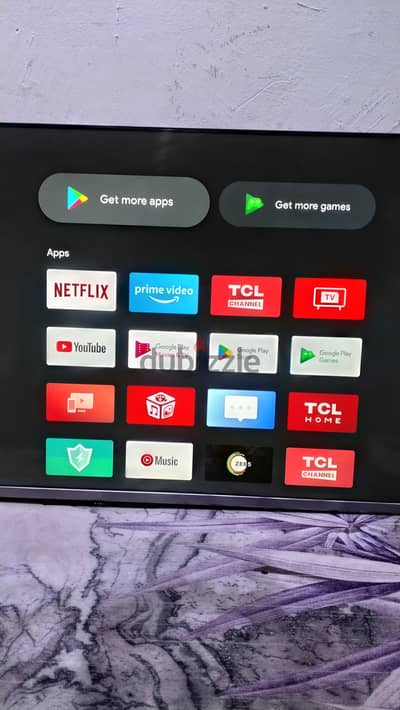 android smart TV 50 inch 4k TCL ( have scratch)
