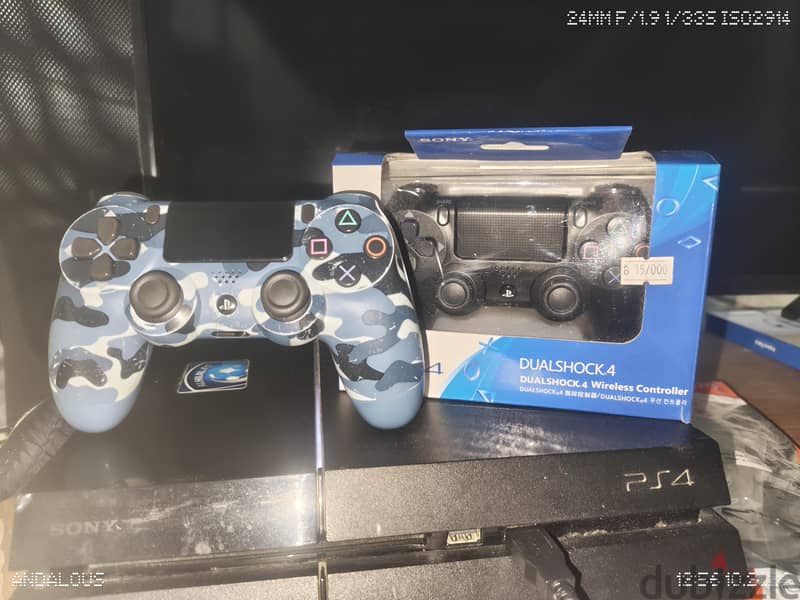playstion 4 jailbreak with brand new sealed pack controller 1