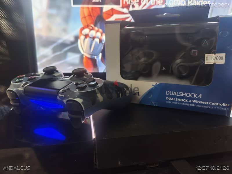 playstion 4 jailbreak with brand new sealed pack controller 3