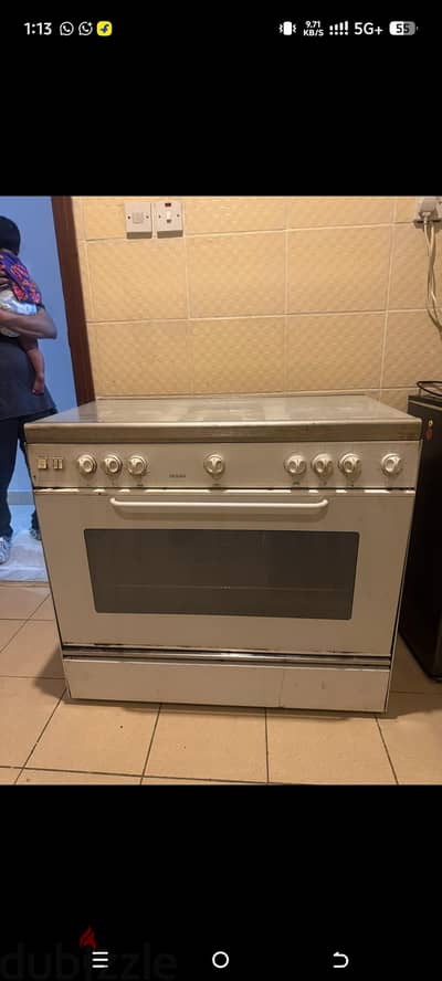 Ocean 90cmx45  stylish gas cooking range 5 Burners