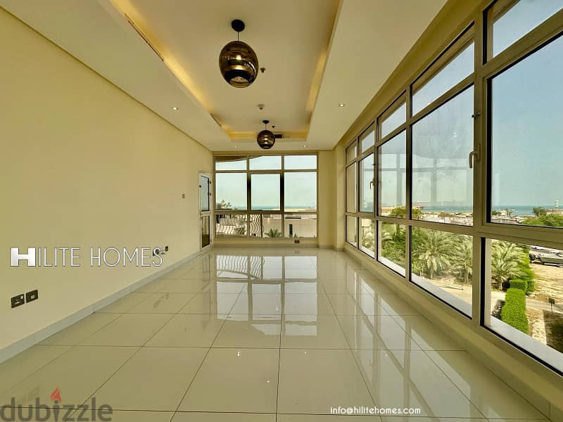 Three bedroom floor apartment for rent in Salmiya 7