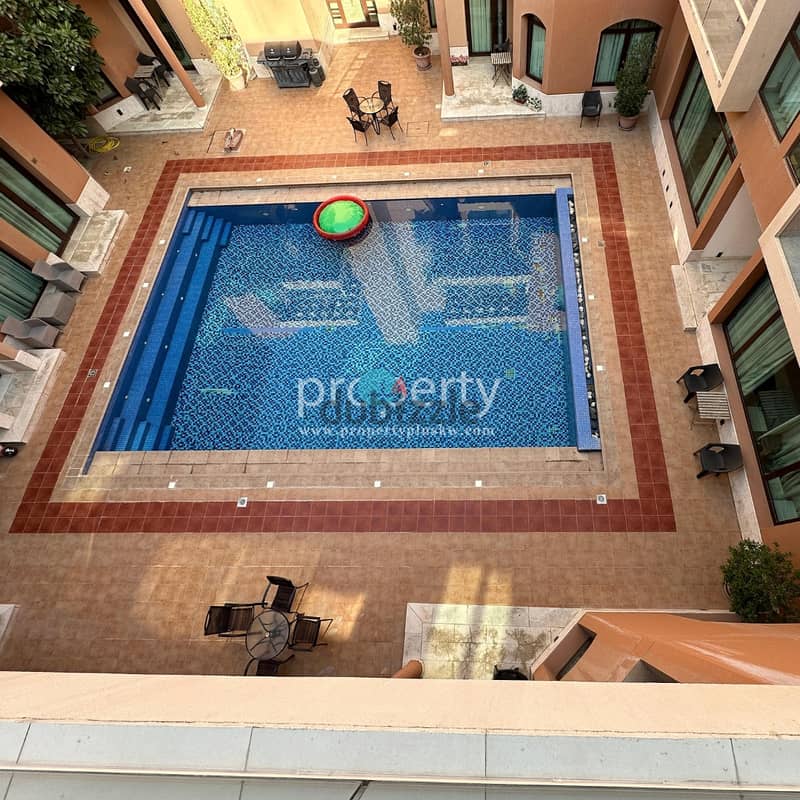 2 Master bedroom furnished apartment for rent in Mahboula 7