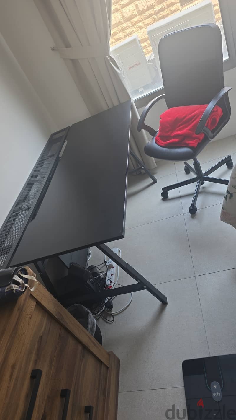 Ikea bed, desk and cube storage 2