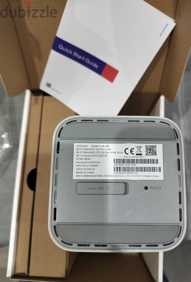 Huawei 5G CPE Pro 3 router (Model: H138-380) 3