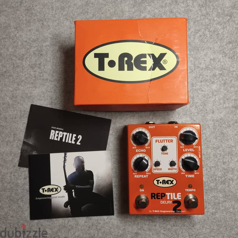 T-Rex Reptile 2 Delay Guitar Pedal 1