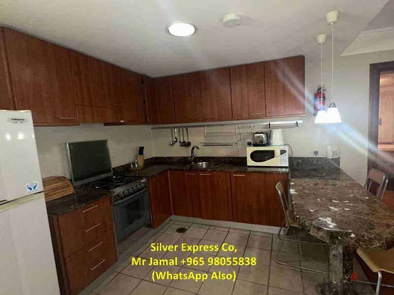 Fully Furnished Apartment with Swimming Pool & Gym in Mahboula. 3