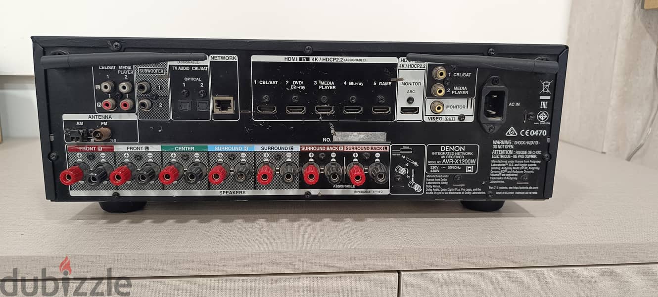 denon 7.2 Dolby Atmos avr amplifier 2