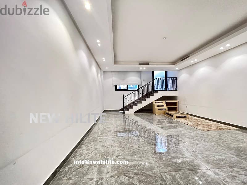 SIX BEDROOM DUPLEX WITH DIWANIYA & YARD FOR RENT IN FUNAITEES 4
