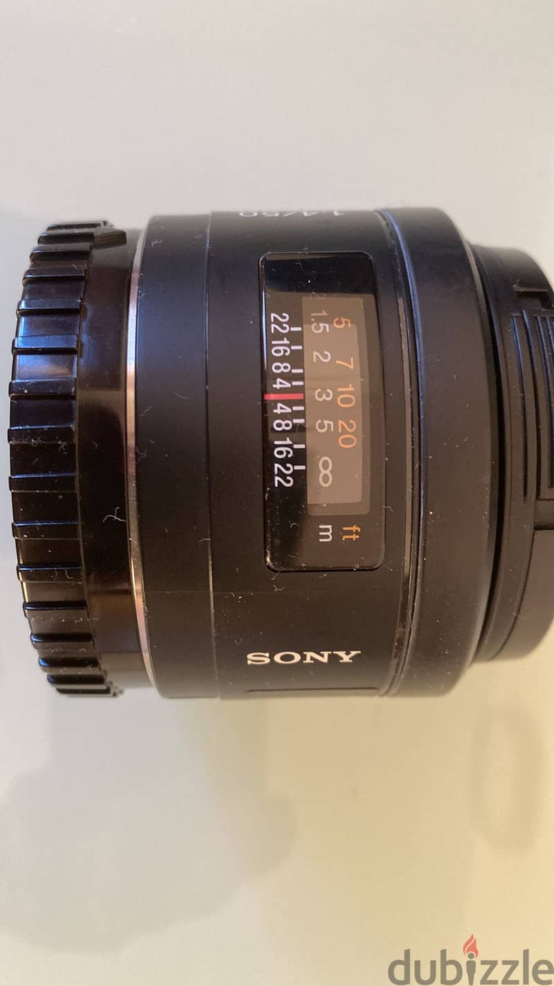 SONY A MOUNT 50 MM 1.4  AND    SONY A MOUNT 18 TO 55 MM 1