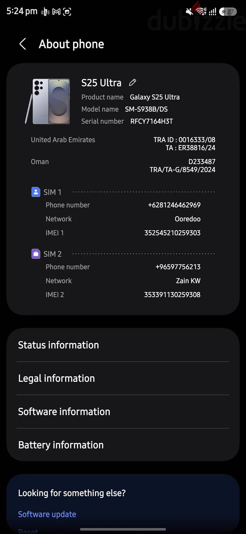 Samsung S25 ultra 2