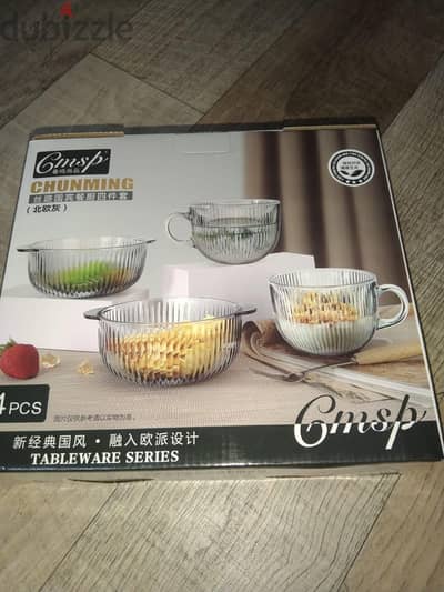 4 pc table ware