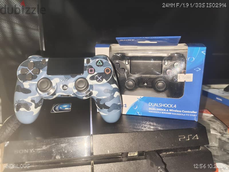 PS4 jailbreak with brand new sealed pack controller unlimited free gam 5