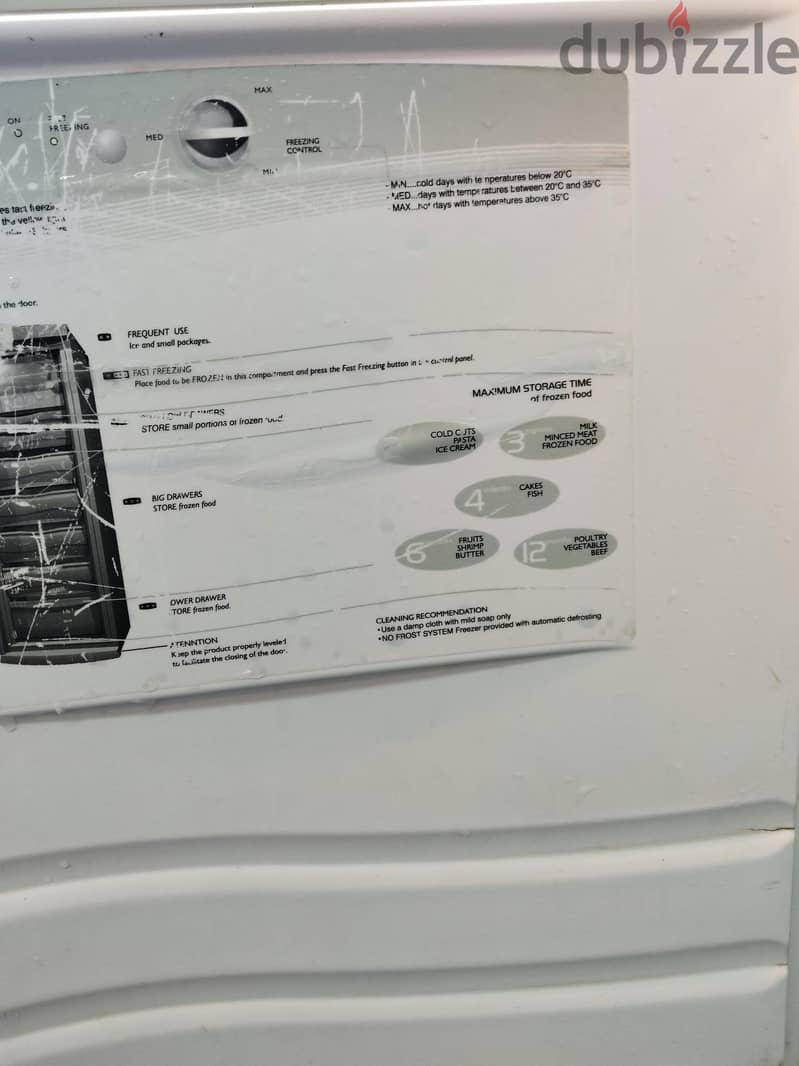 whirlpool standing freezer for sale 2