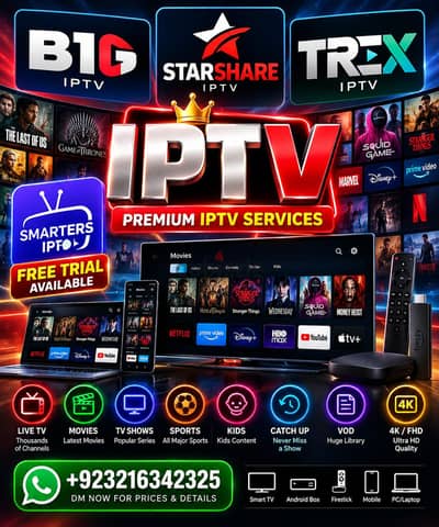 Trial Available 29000+ Live Tv Channels