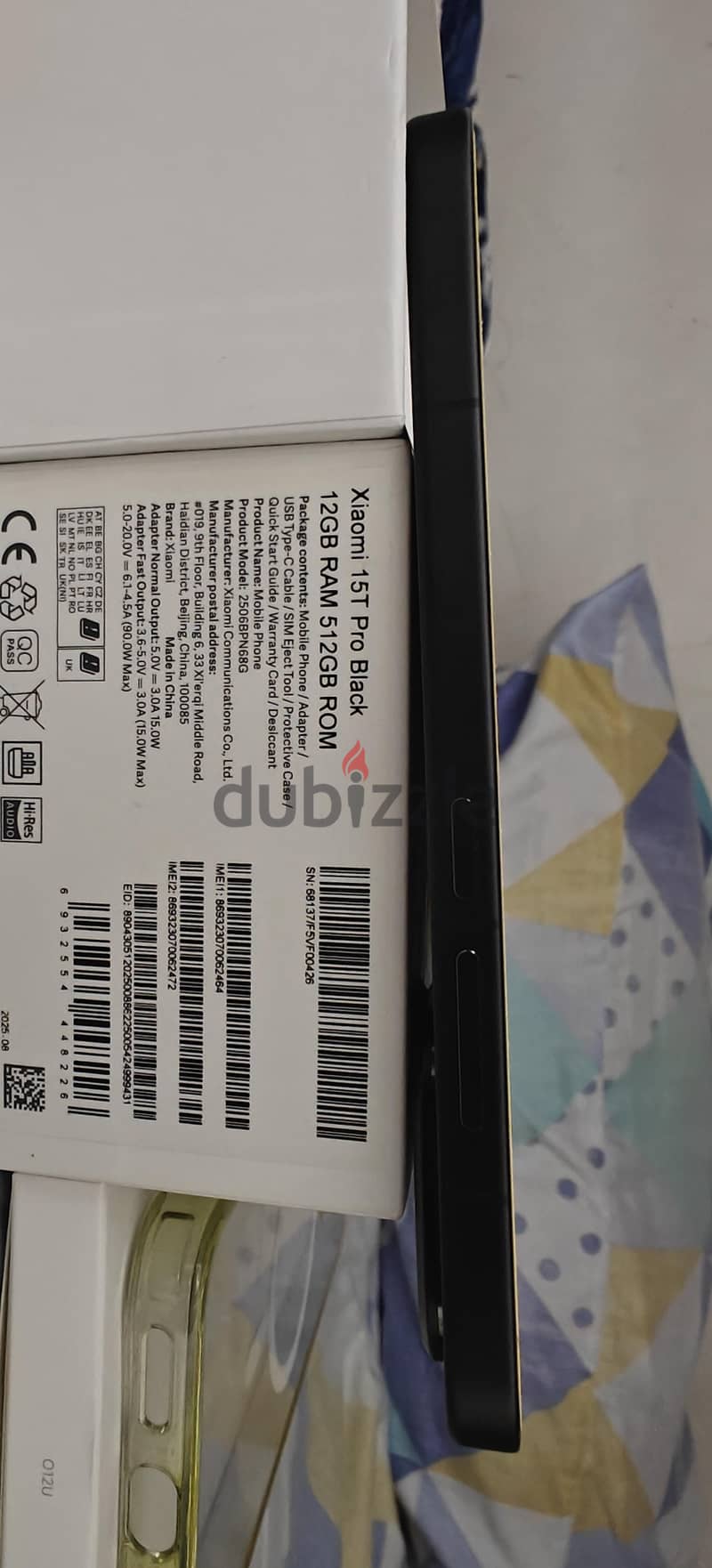 Xiaomi 15T pro ,(12gb 512gb) 3