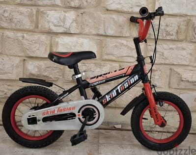 Selling bike SKID FUSION size 12inch with support wheels