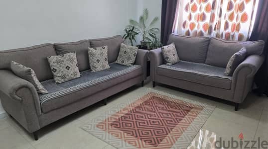 Modern 5-seater sofa set (3+2) - excellent condition