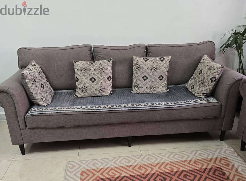 Modern 5-seater sofa set (3+2) - excellent condition 1