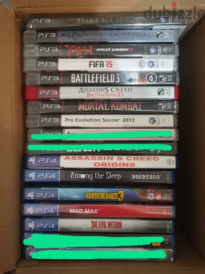 PS3 and PS4 games (PRICES IN DESCRIPTION)