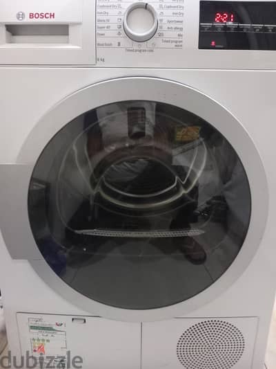 bosch 8 kg dryer machine