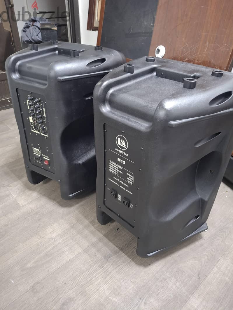 AL QATTAN 15 inch pawerd speaker. 900 watts 7