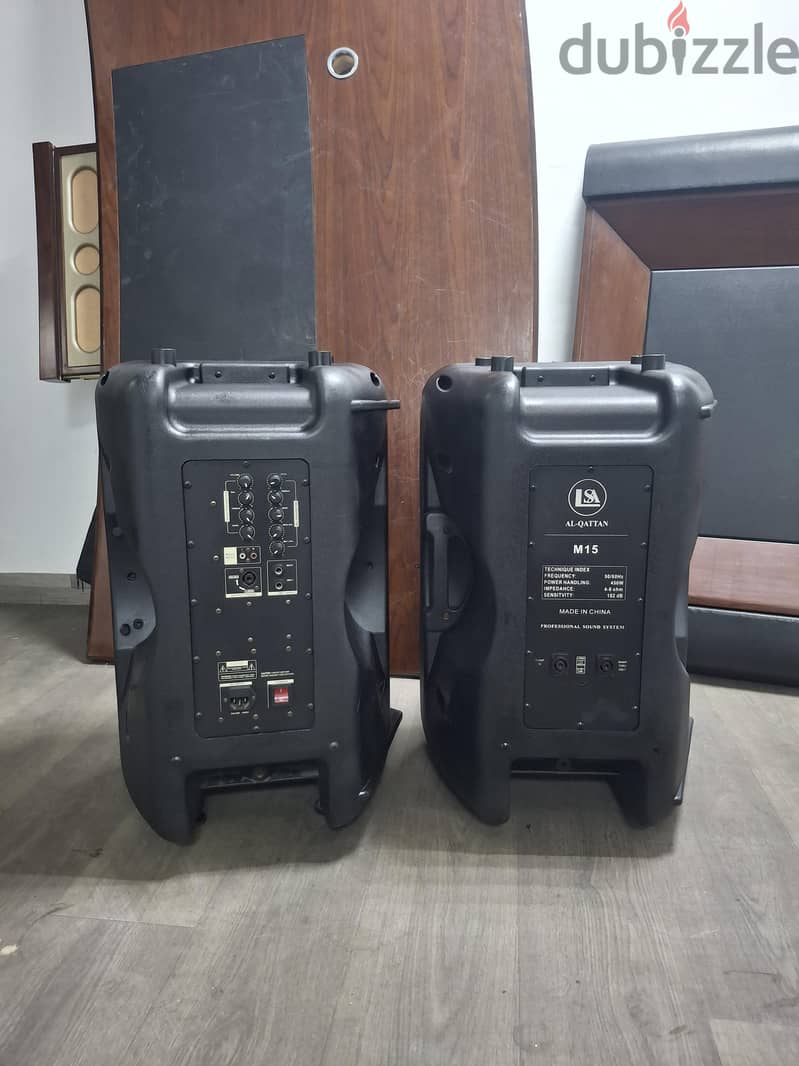 AL QATTAN 15 inch pawerd speaker. 900 watts 8