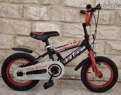 Selling bike SKID FUSION size 12inch with support wheels