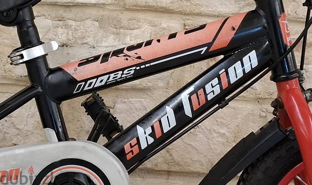 Selling bike SKID FUSION size 12inch with support wheels 1
