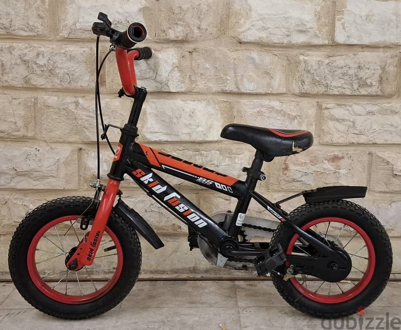Selling bike SKID FUSION size 12inch with support wheels 4
