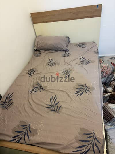 Single bed with mattress and Sofa for sale