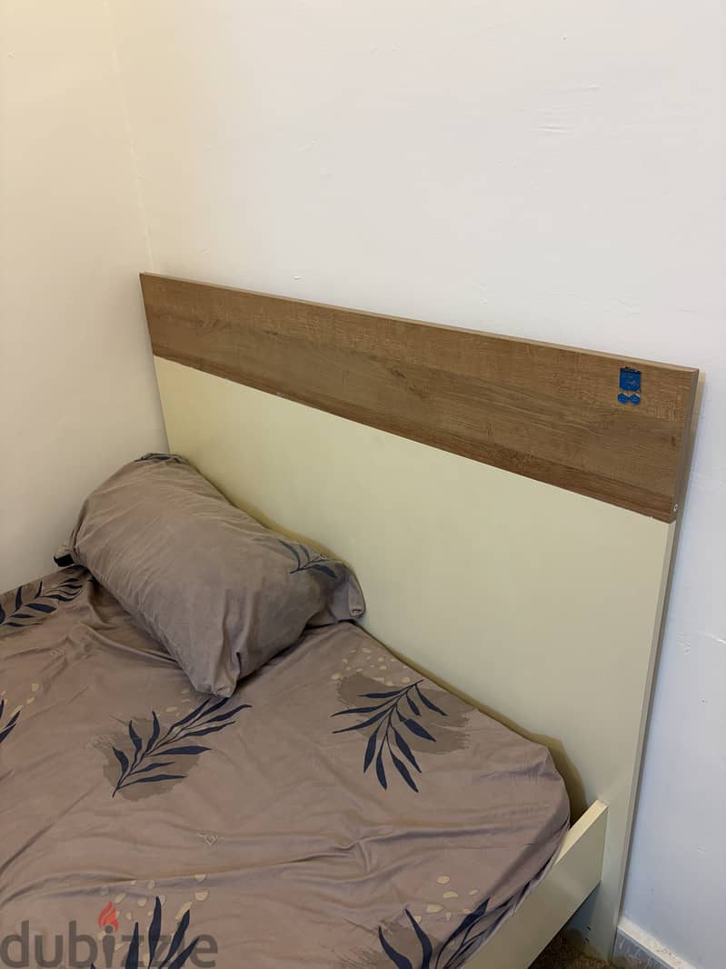 Single bed with mattress and Sofa for sale 1