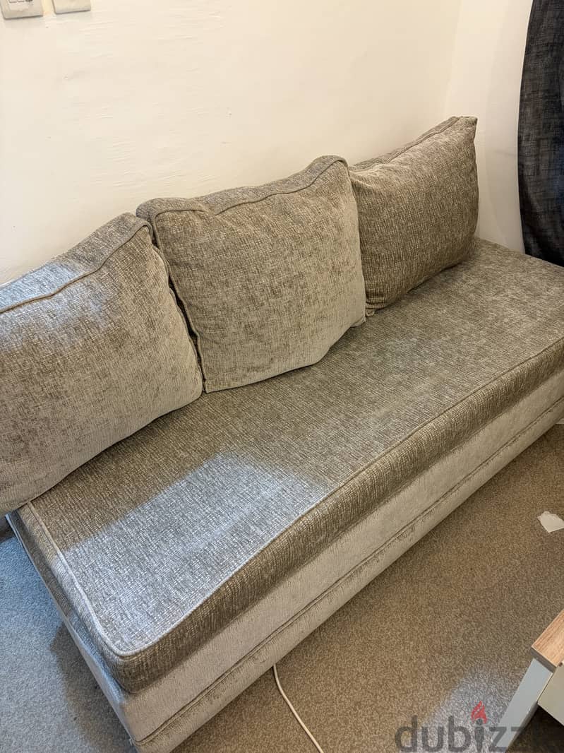 Single bed with mattress and Sofa for sale 3
