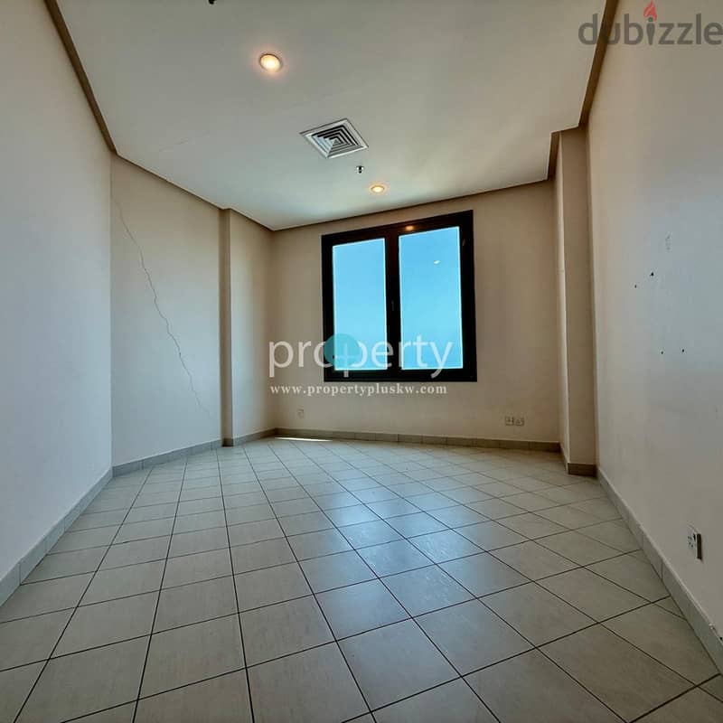 Semi Furnished Three bedroom apartment for rent in salmiya 9