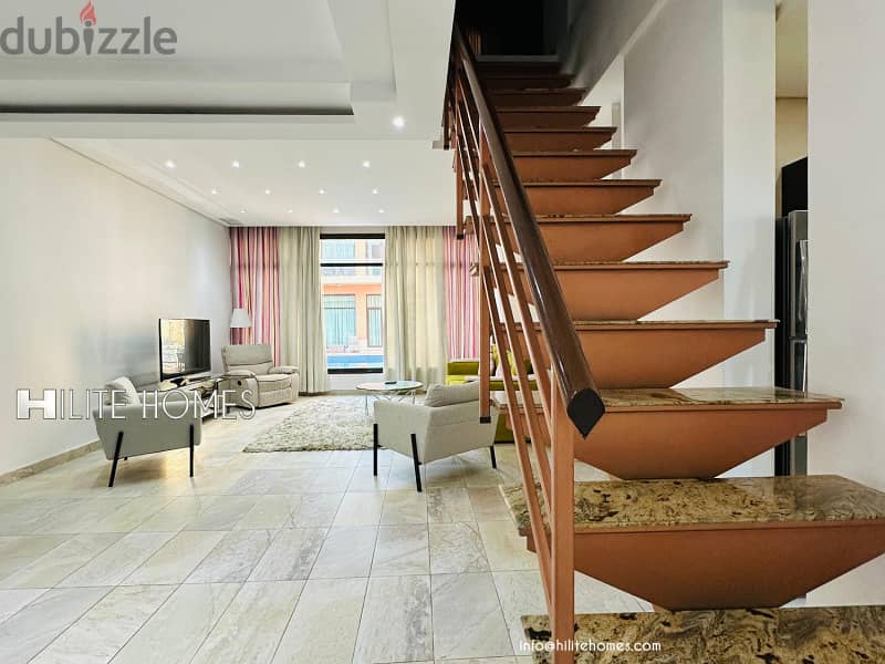 One bedroom furnished apartment for rent in Mahboula 3