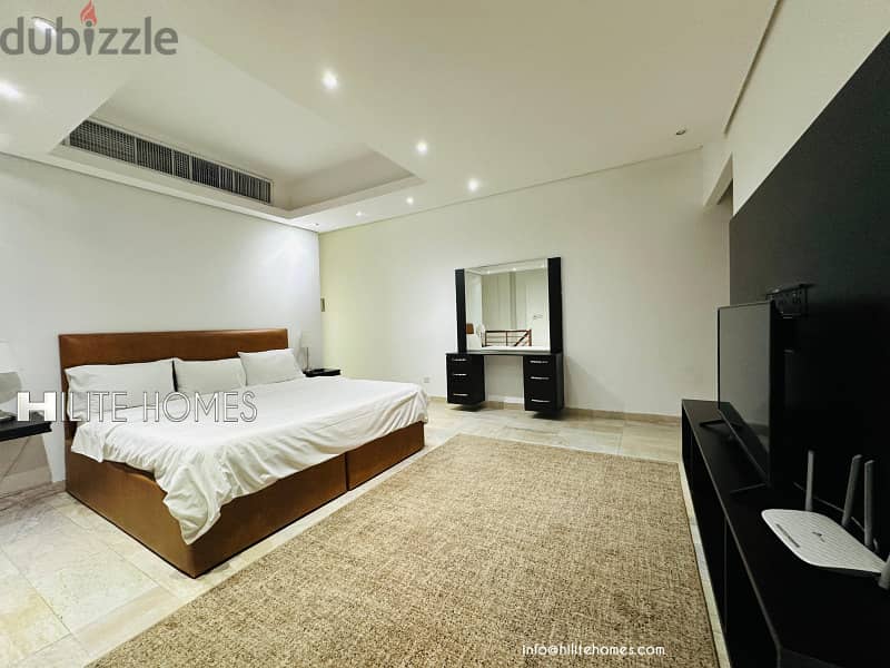 One bedroom furnished apartment for rent in Mahboula 6