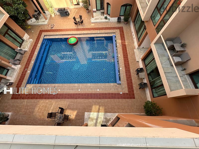 One bedroom furnished apartment for rent in Mahboula 8