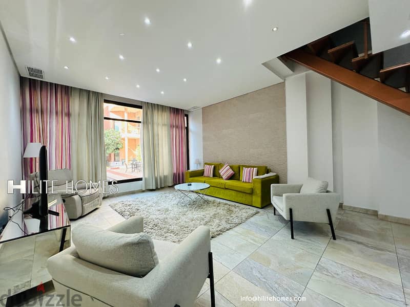 One bedroom furnished apartment for rent in Mahboula 12