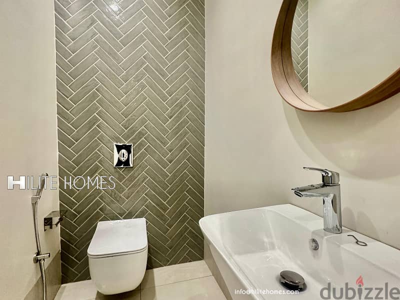 Brand new Four Master bedroom Ground floor for rent in Abu fathira 9
