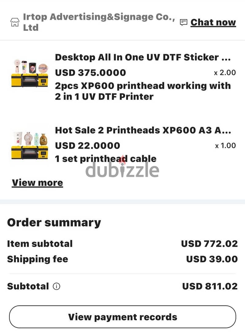 XP600  Head  UV DTF مكتبية شاملة - طابعة برأسين XP600 1