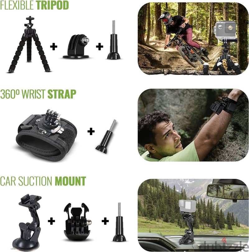 GoPro HERO13 - Action Camera + 64GB Card, 50 Piece Accessory Kit 1