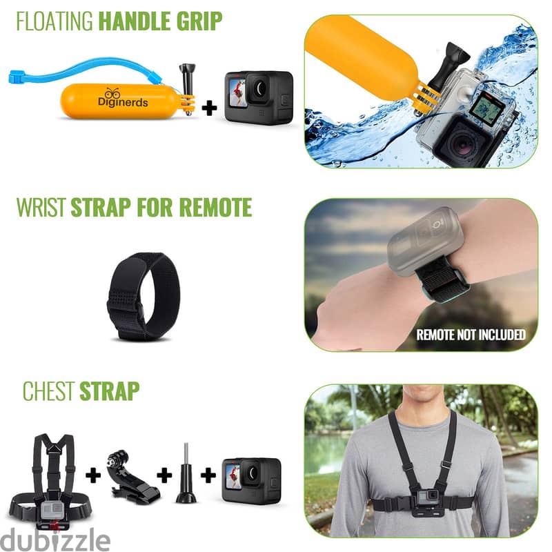 GoPro HERO12 - Waterproof Action Camera + 64GB Card and 50 Piece Acces 2