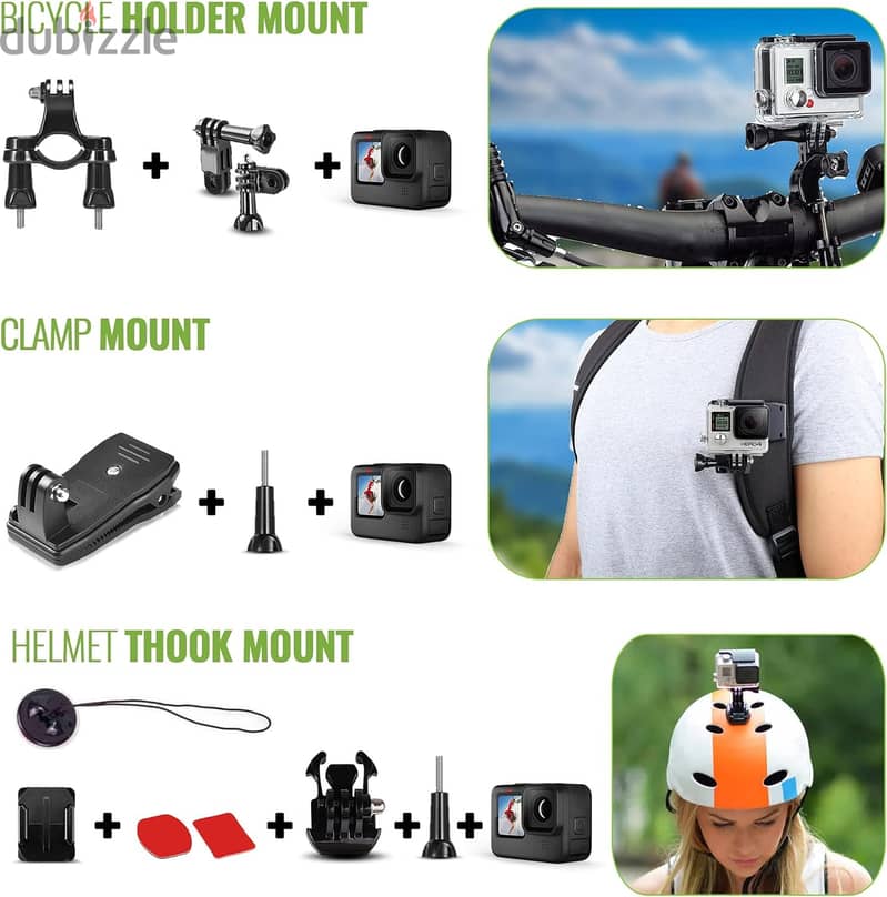 GoPro HERO12 - Waterproof Action Camera + 64GB Card and 50 Piece Acces 3