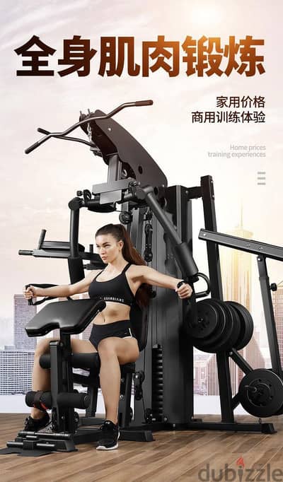 home gym fitness Exercise bike sports dumbbell billiard table