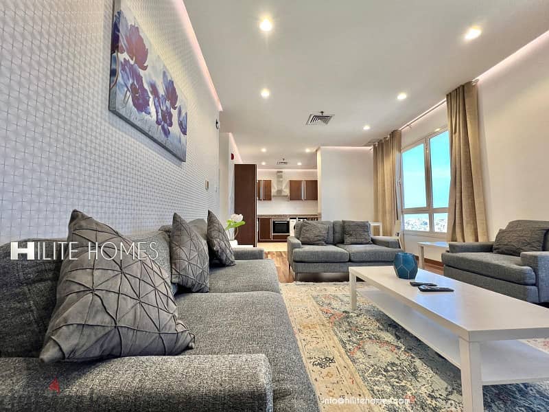One Bedroom Fully Furnished Sea View Apartment for rent in Fintas 5